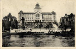 CPA Szczecin Stettin Pommern, Hakenterrasse, Museum - Pommern