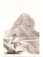 Espagne - CALP - CALPE - Photographie 6 X 8,7 Cm Datée 1950 - PARADOR DE IFACH - Environs D'Alicante - (photo) - Autres & Non Classés