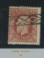 37. Ø Roulette. Cote 925 € - 1869-1883 Leopold II