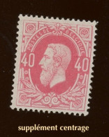34 *. Superbe. Bien Centré Cote 220 €+ Supplément - 1869-1883 Leopold II