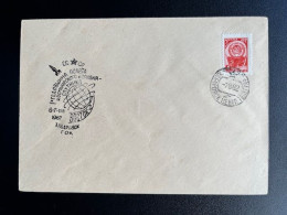 RUSSIA USSR 1962 COVER SPECIAL POSTMARK ANNIVERSARY VOSTOK-2 06-08-1962 SOVJET UNIE CCCP SOVIET UNION SPACE - Lettres & Documents