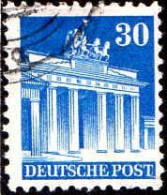 Allemagne Zone Anglo-Américaine Poste Obl Yv:56 Mi:88wg Berlin Porte De Bandenburg (Beau Cachet Rond) - Usati