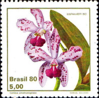 Brésil Poste N** Yv:1439/1442 Exposition Philatélique Espamer Orchidées - Ungebraucht