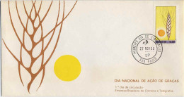 Brésil Poste Obl Yv:1452 Mi:1798 Dia Nacional De Açao De Graças Fdc - Usati