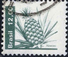 Brésil Poste Obl Yv:1493 Mi:1843 Ananas (Beau Cachet Rond) - Usati