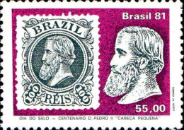 Brésil Poste N** Yv:1486 Mi:1837 Pedro II Cabeca Pequena - Ungebraucht