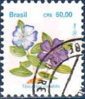 Brésil Poste Obl Yv:2140 Mi:2552 Tibouchina Mutabilis (TB Cachet Rond) - Gebraucht