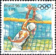 Brésil Poste Obl Yv:2283 Mi:2706 Centenario Dos Jogos Olimpicos Volei Plaja (Beau Cachet Rond) - Gebraucht