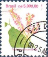 Brésil Poste Obl Yv:2095/2096 Fleurs (TB Cachet Rond) - Gebraucht