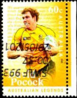 Australie Poste Obl Yv:3538 Mi:3673 Australian Legends David Pocock Bord De Feuille (Obl.mécanique) - Usados