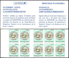 Andorre (F) Carnet N** Yv:12 Mi:MH12 Comu D'Escaldes Encordany - Booklets