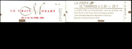 France Carnet N** Yv:2614-C11 Le Train Mozart 10x2,30F Briat Rouge Conf.9-3 (Fermé) - Other & Unclassified