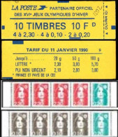 France Carnet N** Yv:1502 Mi: Partenaire Officiel 4x2,30 4x0,10 2x0,20 D Briat (Fermé) - Other & Unclassified