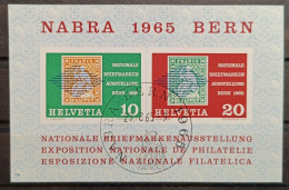 1965 NABA Bern ET-Stempel - Bloques & Hojas