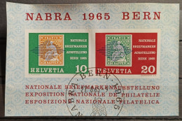 1965 NABA Bern ET-Stempel - Bloques & Hojas