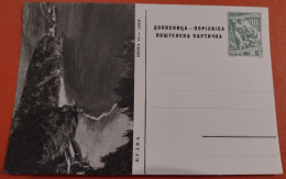 Yugoslavia C1958 Montenegro - Budva Beach View - Illustrated Unused Postal Stationery Card 10 Dinars RR!! - Enteros Postales