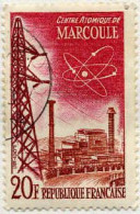 France Poste Obl Yv:1204 Mi:1248 Centre Atomique De Marcoule (cachet Rond) (Thème) - Elektriciteit