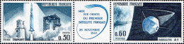 France Poste N** Yv:1465A Mi:1531ST Lancement Du 1.satellite Français (Thème) - Europe