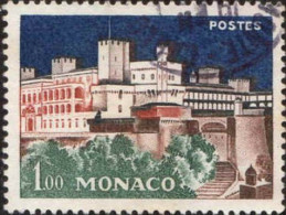 Monaco Poste Obl Yv: 550 Mi:648 Palais Princier De Nuit (Beau Cachet Rond) - Gebruikt