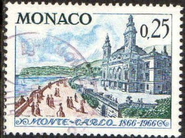 Monaco Poste Obl Yv: 691 Mi:827 Monte-Carlo Casino (Beau Cachet Rond) - Usati