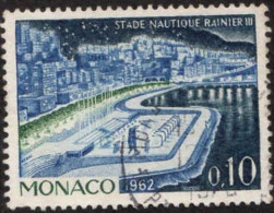 Monaco Poste Obl Yv: 539A Mi:693 Stade Nautique Rainier III (TB Cachet Rond) - Gebraucht