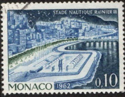 Monaco Poste Obl Yv: 539A Mi:693 Stade Nautique Rainier III (cachet Rond) - Usati