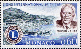 Monaco Poste N** Yv: 725 Mi:865 Lions International Melvin Jones - Nuovi