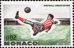 Monaco Poste N** Yv: 621 Mi:745 Football Association 1863-1963 (Dent 1 Peu Courte) - Nuovi