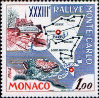 Monaco Poste N** Yv: 616 Mi:740 33.Rallye De Monte-Carlo Paris - Nuovi