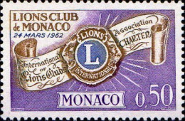 Monaco Poste N** Yv: 613 Mi:729 Lions Club De Monaco - Nuovi