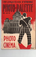 PHOTO CINEMA PHOTO PALETTE 3 RUE GEORGES TESSIER SAINT ETIENNE CATALOGUE GENERAL 1948 36 PAGES - Cinéma/Télévision