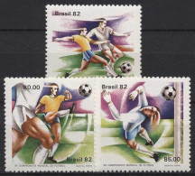 Brasilien 1982 Fußballweltmeisterschaft Spanien 1873/75 Postfrisch - Ungebraucht