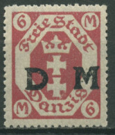 Danzig Dienstmarken 1922 Kl. Staatswappen Mit Aufdruck D 26 B Postfrisch Geprüft - Officials