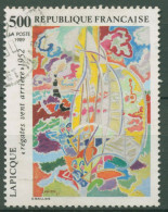 Frankreich 1989 Zeitgenössische Kunst Gemälde Charles Lapicque 2744 Gestempelt - Gebraucht