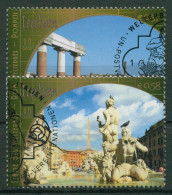 UNO Wien 2002 UNESCO Italien Pompeji Rom 371/72 Gestempelt - Used Stamps