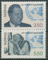 Norwegen 1995 Vereinte Nationen UNO 1187/88 Postfrisch - Ongebruikt