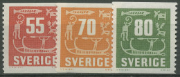 Schweden 1957 Felsenzeichnungen 431/33 Postfrisch - Ongebruikt