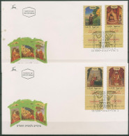 Israel 1999 Jüdische Festtage 1528/31 Tab Ersttagsbrief FDC (X61445), S.Hinweis - FDC