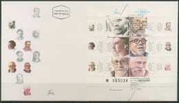 Israel 1999 Weltkultur Persönlichkeiten 1508/13 K Ersttagsbrief FDC (X61436) - FDC