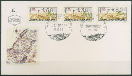 Israel 1994 Automatenmarken Akko ATM 8.1 X S 1 Ersttagsbrief FDC (X61449) - FDC