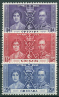 Grenada 1937 Krönung Von König Georg VI. & Königin Elisabeth 120/22 Postfrisch - Grenada (...-1974)