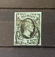 Sachsen - 1851/55 - Michel Nr. 5 - Gestempelt - 90 Euro - Saxony