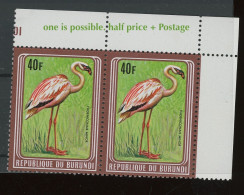 1981. 2 X 40F Oiseau Bird Reprint. Cadre Brun **.  Mint N.H.  Postfrich - Unused Stamps