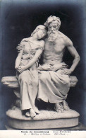 O52. Vintage Postcard. Statue. Oedipus At Colonus. Jean Hugues. - Sculptures