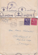 Zensur Brief  Royersford - Stuttgart        1940 - Lettres & Documents