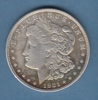 USA Silbermünze One Dollar  Morgan Dollar 1921 Sehr Schön. - Andere & Zonder Classificatie