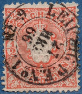 Germany Saxony 1863 Crest ½ Ngr Full Cancel Leipzig P.E. No 1, 27 Mrz 66, Sachsen - Saxony