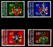 LIECHTENSTEIN 1982 Nr 793-796 Gestempelt SB4A406 - Usati