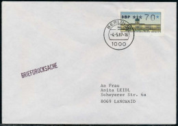 BERLIN ATM 1-070 BRIEFDRUCKSACHE EF FDC X7E46AA - Storia Postale