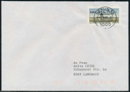 BERLIN ATM 1-080 NORMAL-BRIEF EF FDC X7E46FA - Covers & Documents